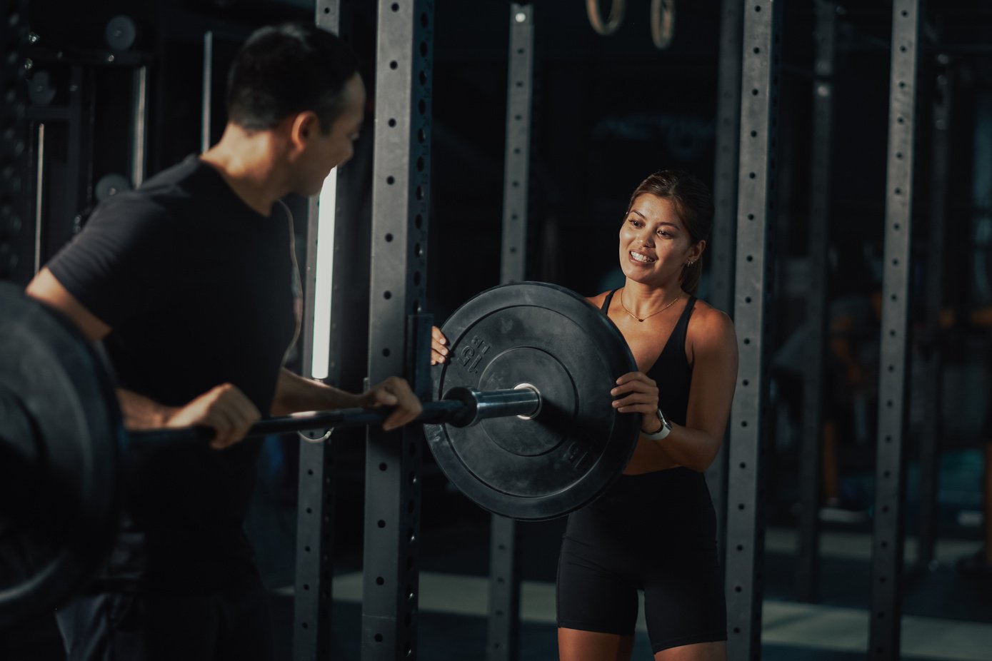 Female Trainers and Man Training with Female Coach